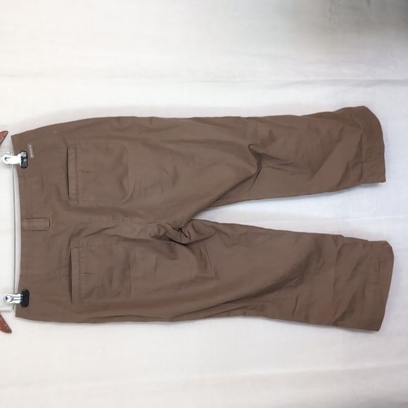 Woolrich Light Brown Cotton Hiking Camping Capri Pant Size 8 - Picture 6 of 6